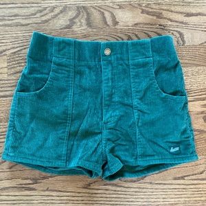 Hammie’s Green Corduroy Shorts